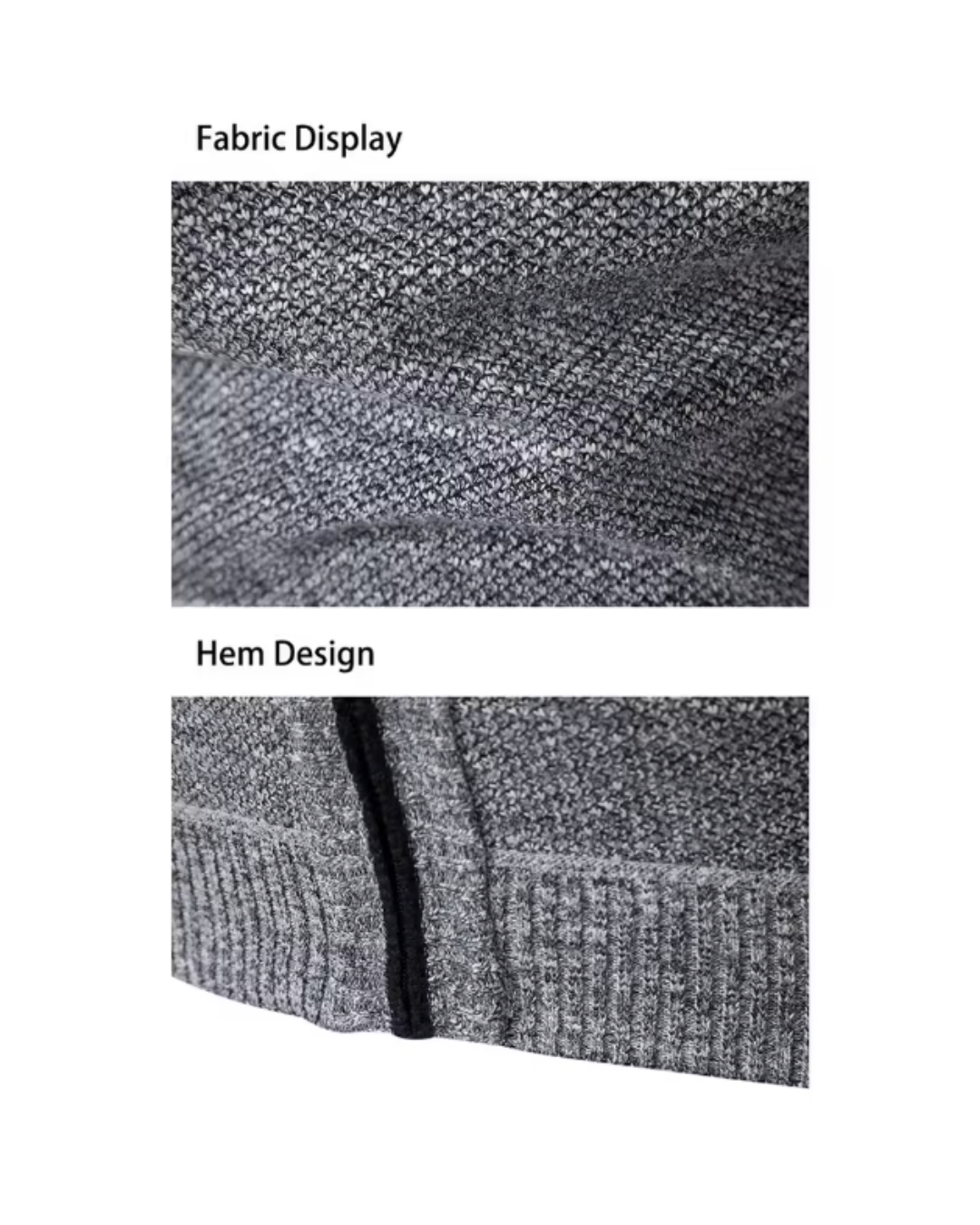 HARRISON FULL-ZIP SWEATER VEST