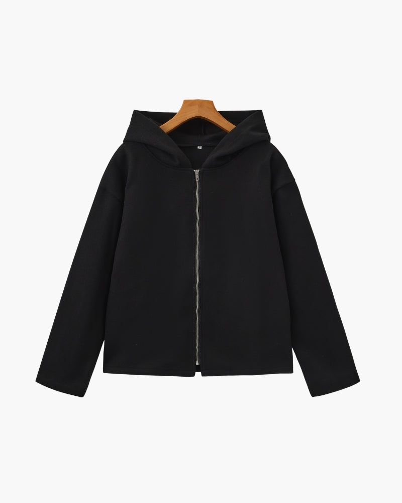 Zip-Up Wool Coat by Marlow