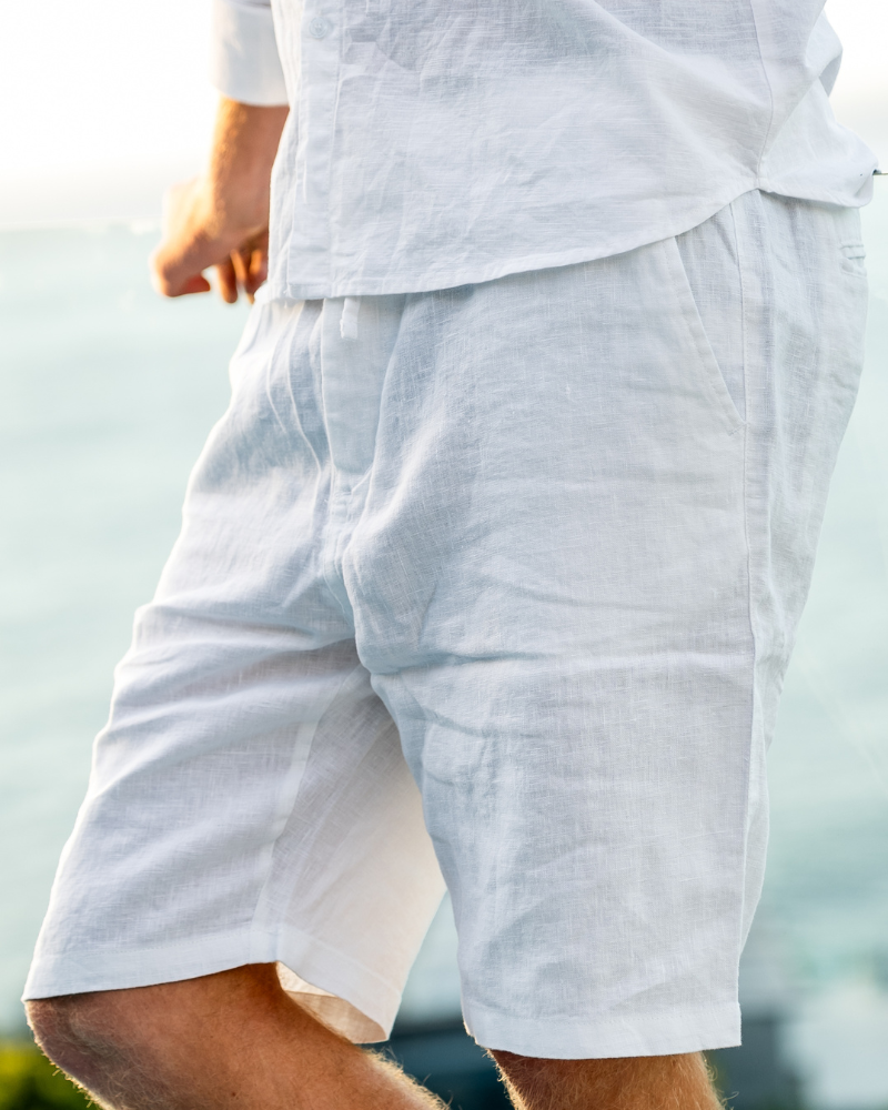 Casablanca - Luxury Linen Shorts
