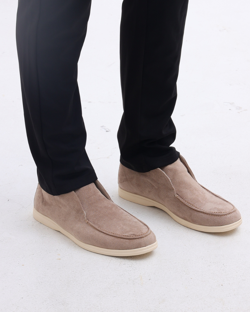 Classic Suede Loafers with Timeless Elegance