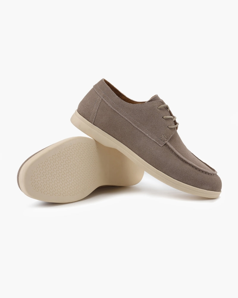 Luxury Suede Lace-Up Footwear
