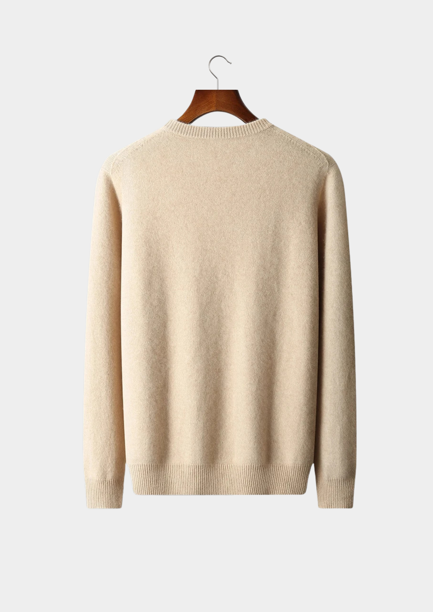 PURE EXTRA-FINE MERINO WOOL CLASSIC CREWNECK