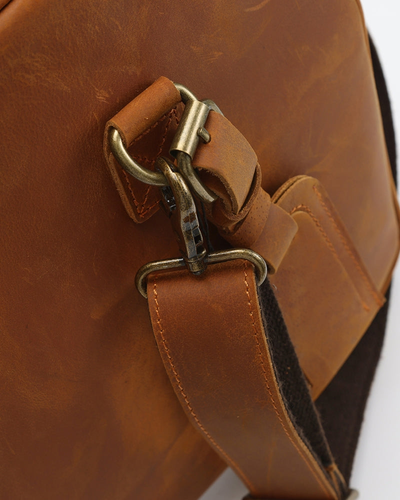 Montague Leather Weekend Bag
