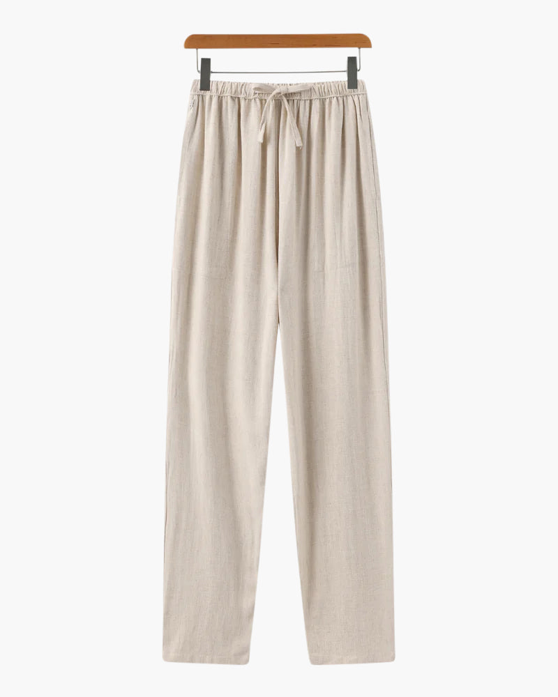 Marrakech Slim Fit Linen Pants