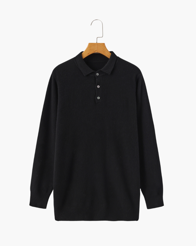 Pure Cashmere Polo Shirt