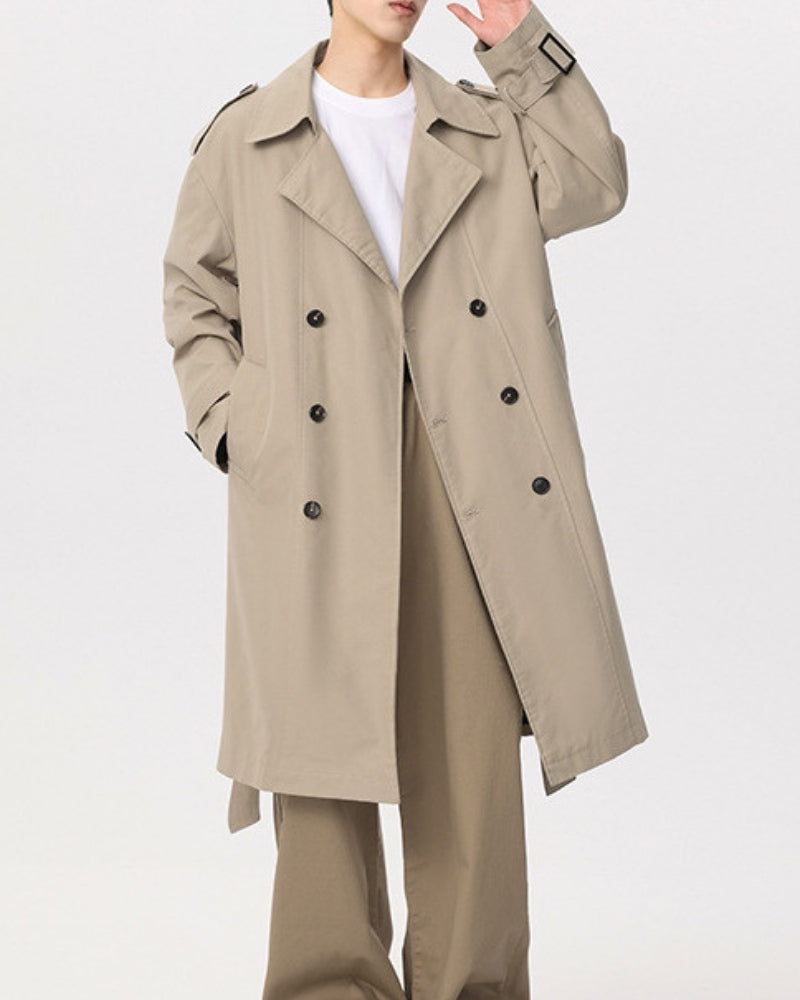 Timeless Double-Breasted Trench Coat