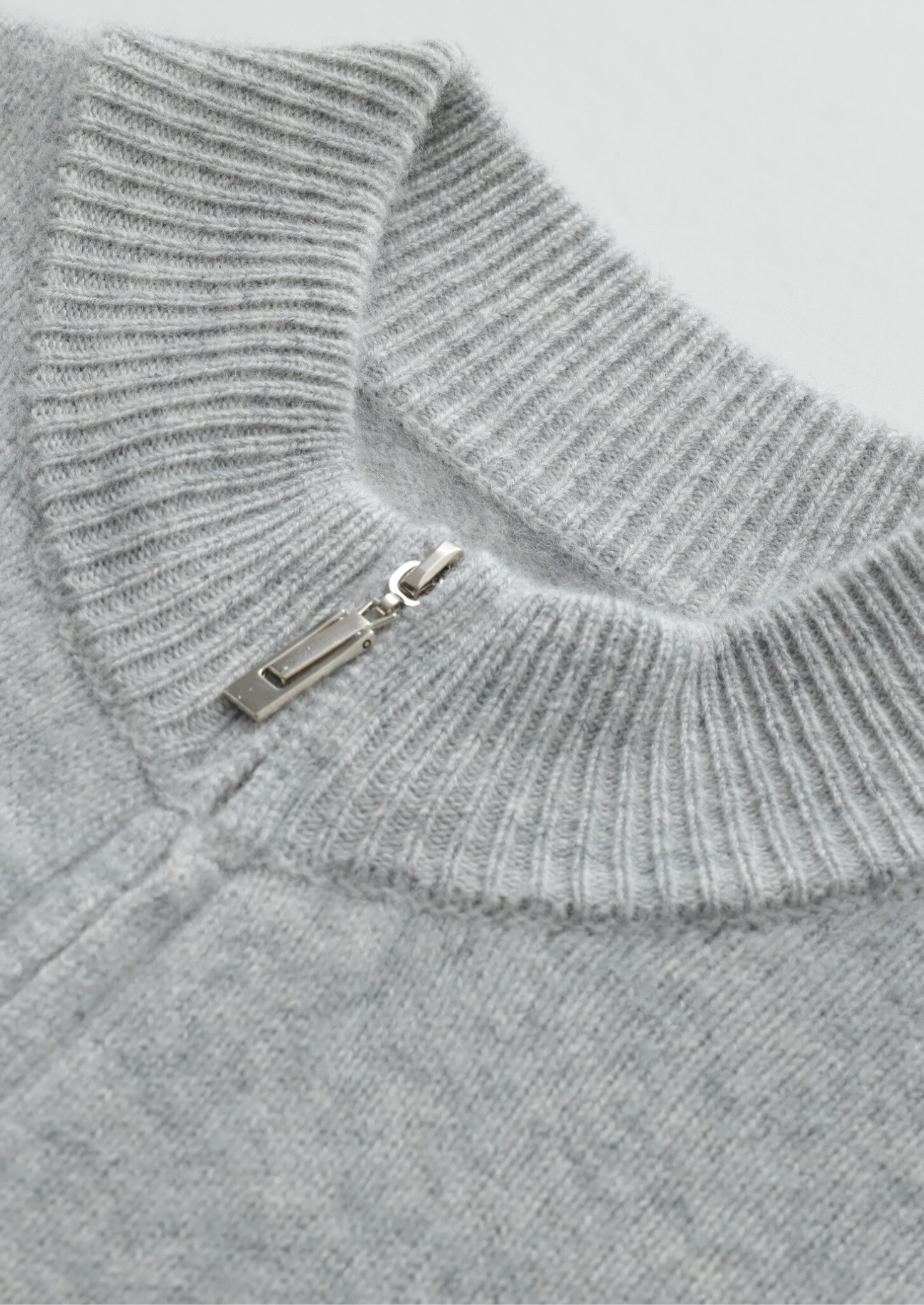 PURE EXTRA-FINE MERINO WOOL LUZZO SET - LIGHT GRAY