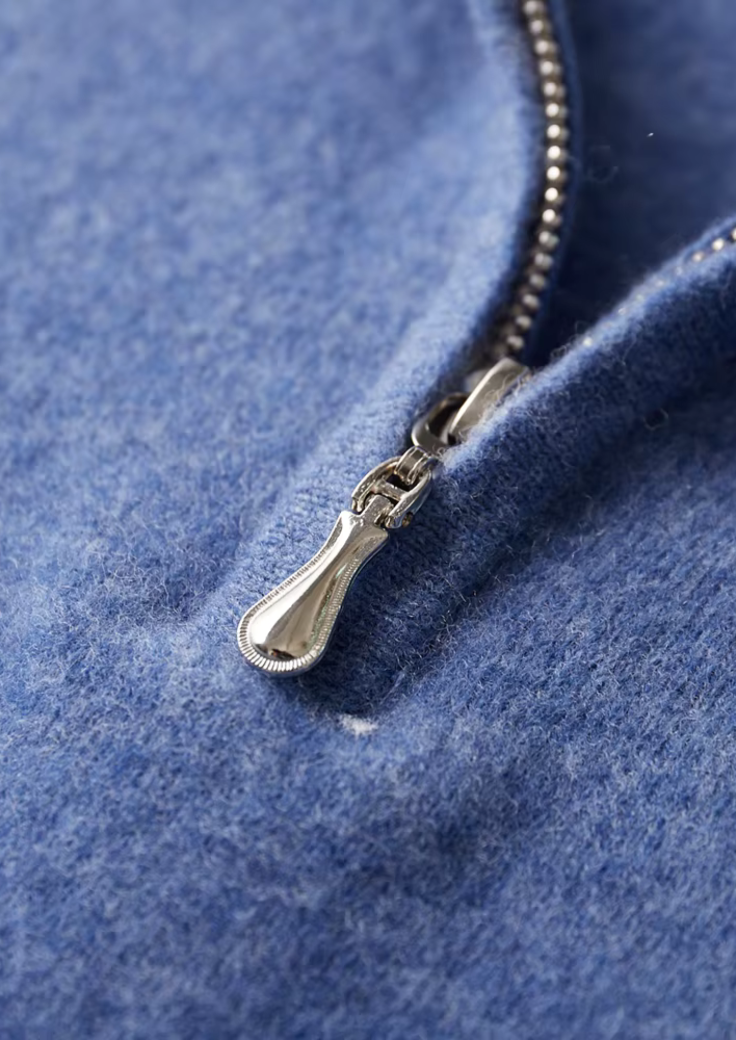 PURE EXTRA-FINE MERINO WOOL HALF ZIP POLO