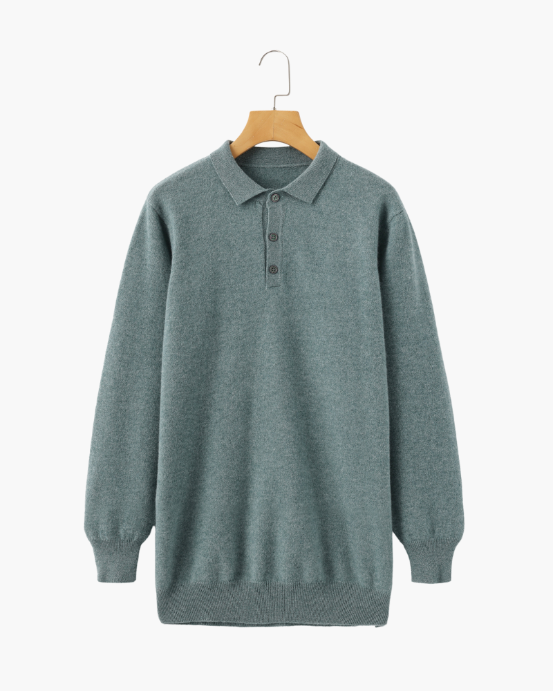 Pure Cashmere Polo Shirt