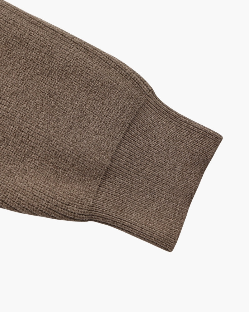 Sophisticated Half-Zip Knit Sweater