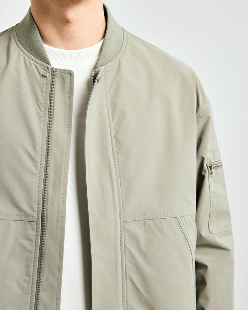 Streamlined Bomber Jacket