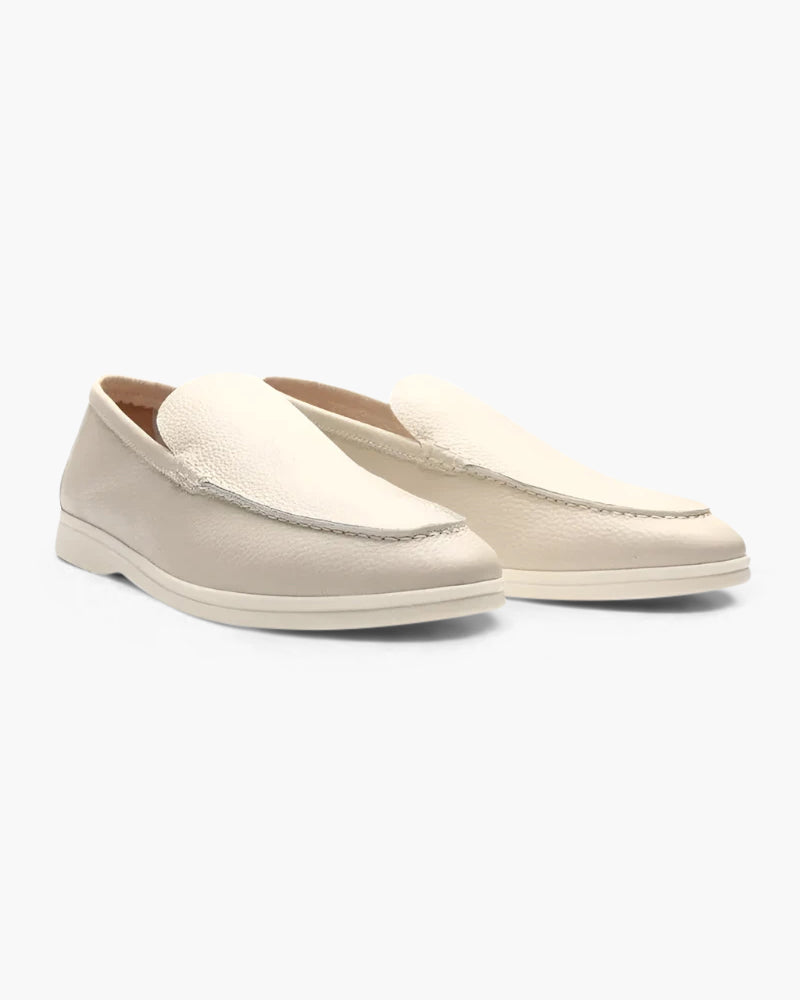 Classic Cowhide Leather Loafers with Timeless Elegance