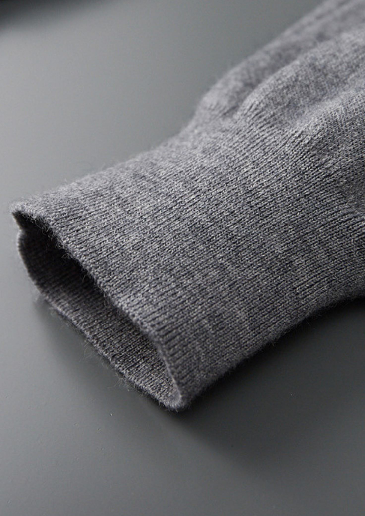 PREMIUM CASHMERE BUTTONLESS SWEATER POLO