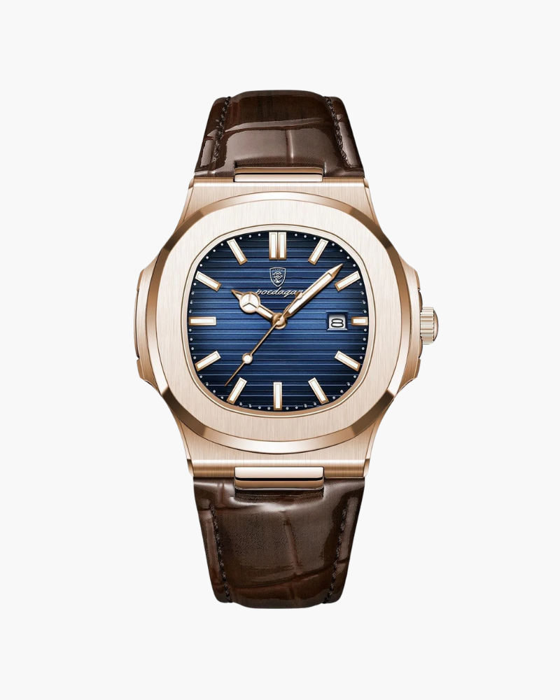 Lisbon Genuine Leather Timepiece