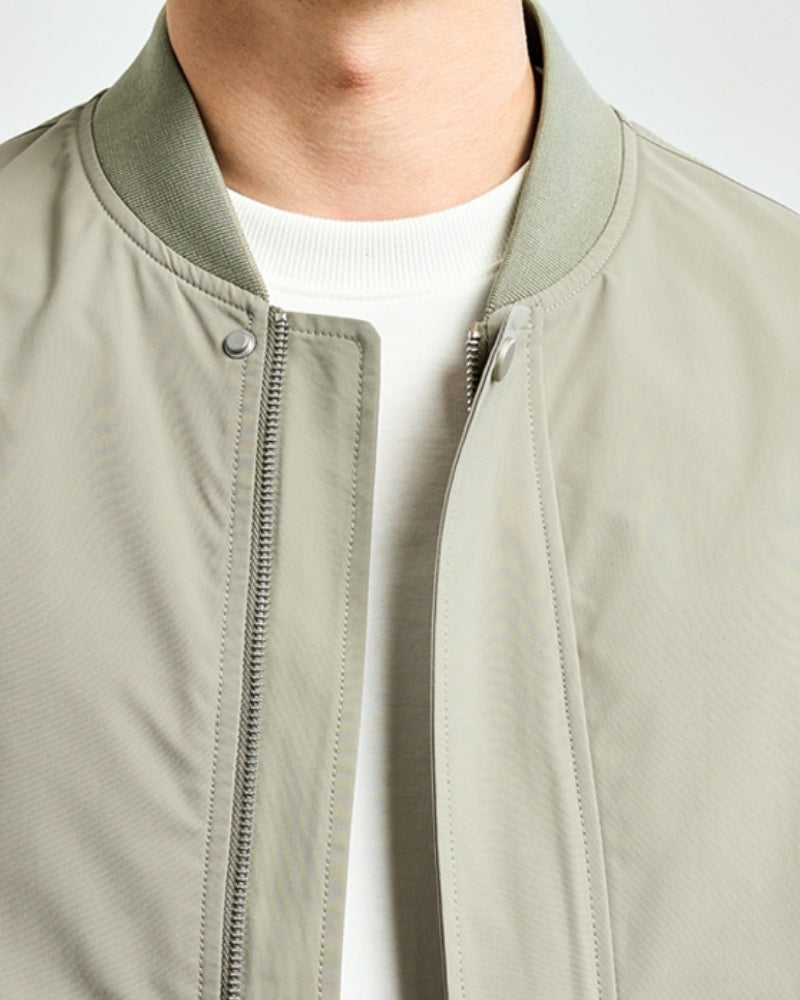Streamlined Bomber Jacket
