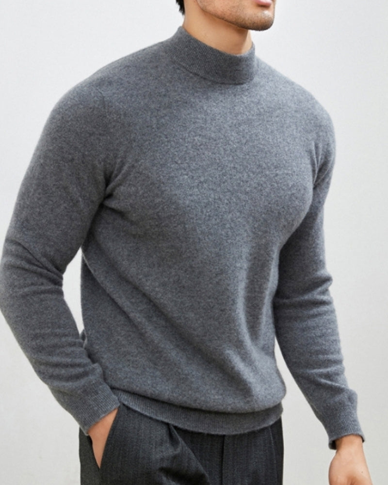 Cashmere Blend Turtleneck Sweater