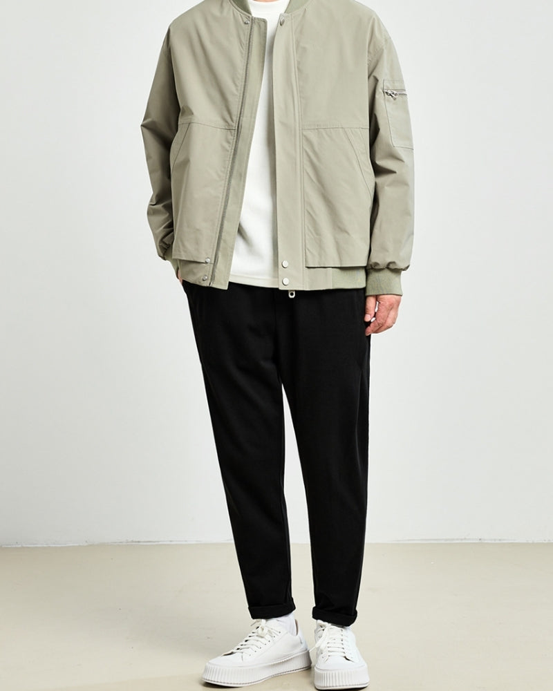 Streamlined Bomber Jacket