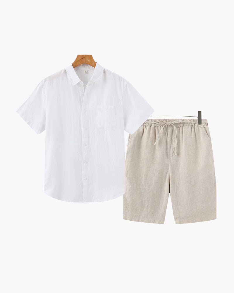 Classic Linen Shorts - Old Money Style