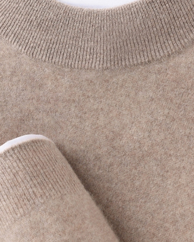 Cashmere Blend Turtleneck Sweater