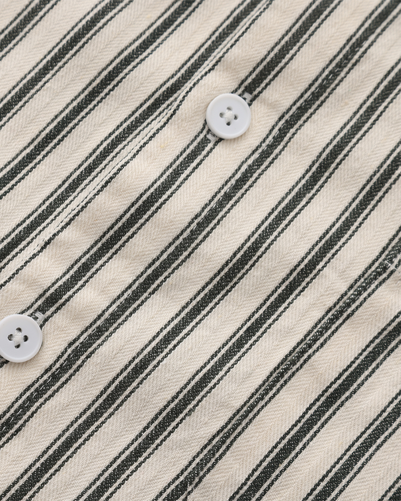Men's Classic Striped Dress Shirt