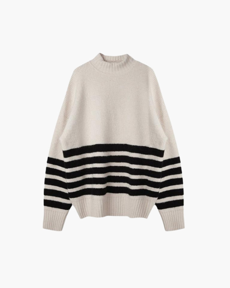 Coastal Striped Knit Sweater