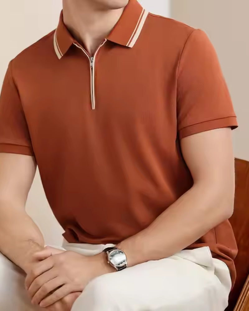 Ridgeway Zip-Up Polo