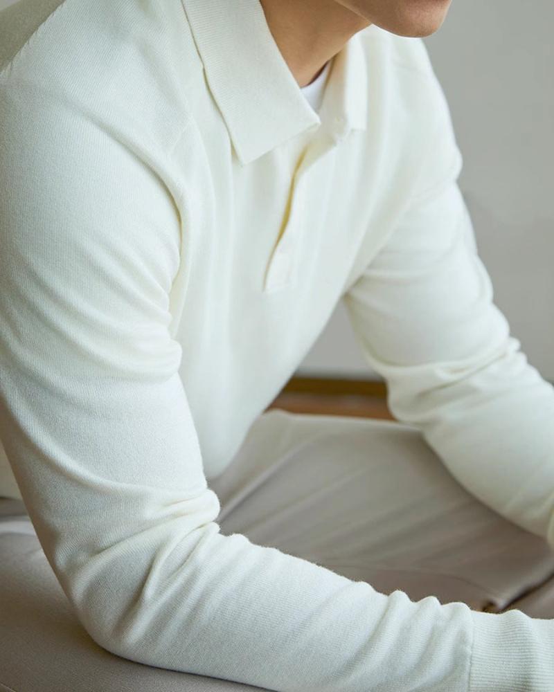 100% Pure Premium Wool Polo Shirt