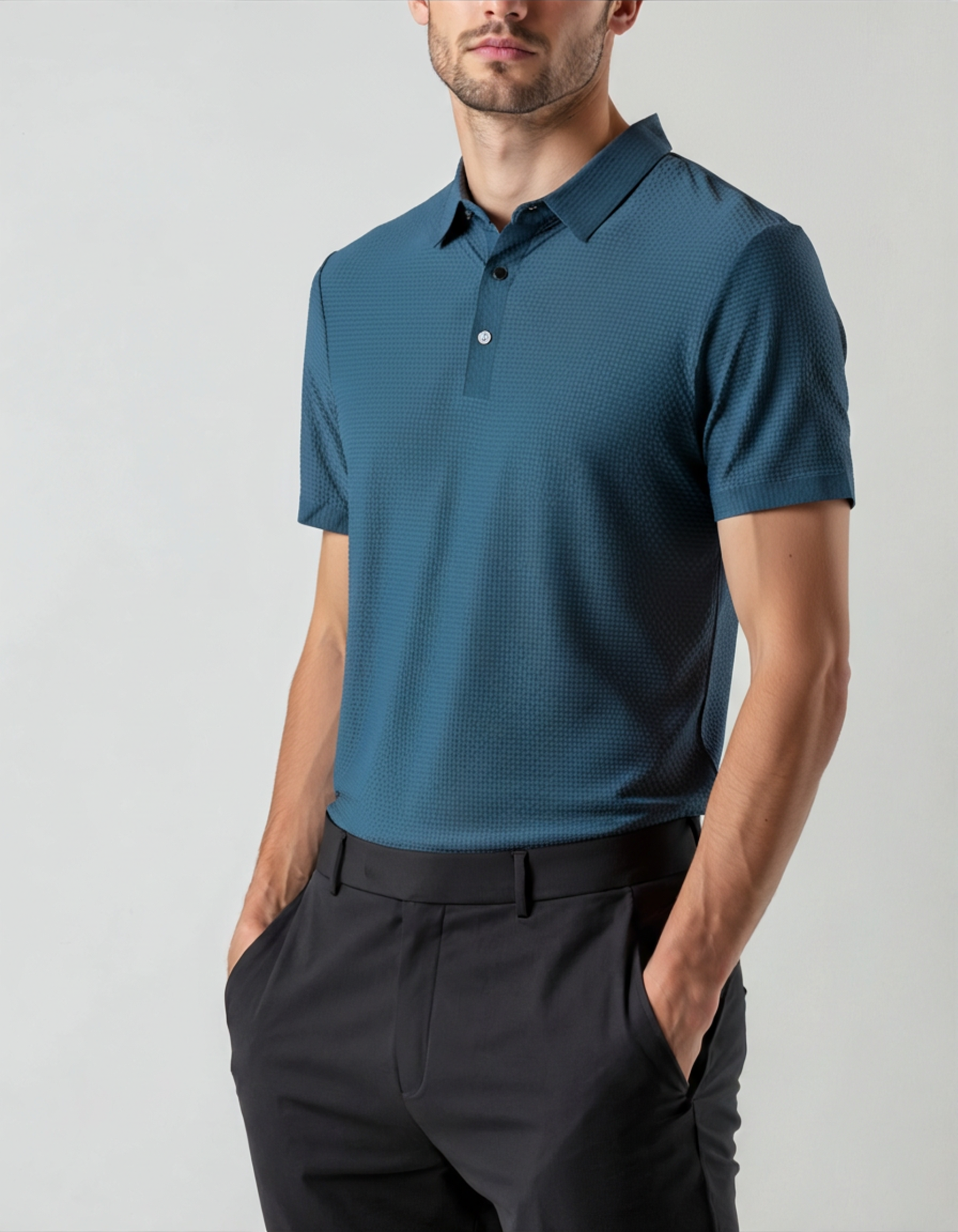 Prestigio Silk Polo Shirt (Wrinkle-Resistant)