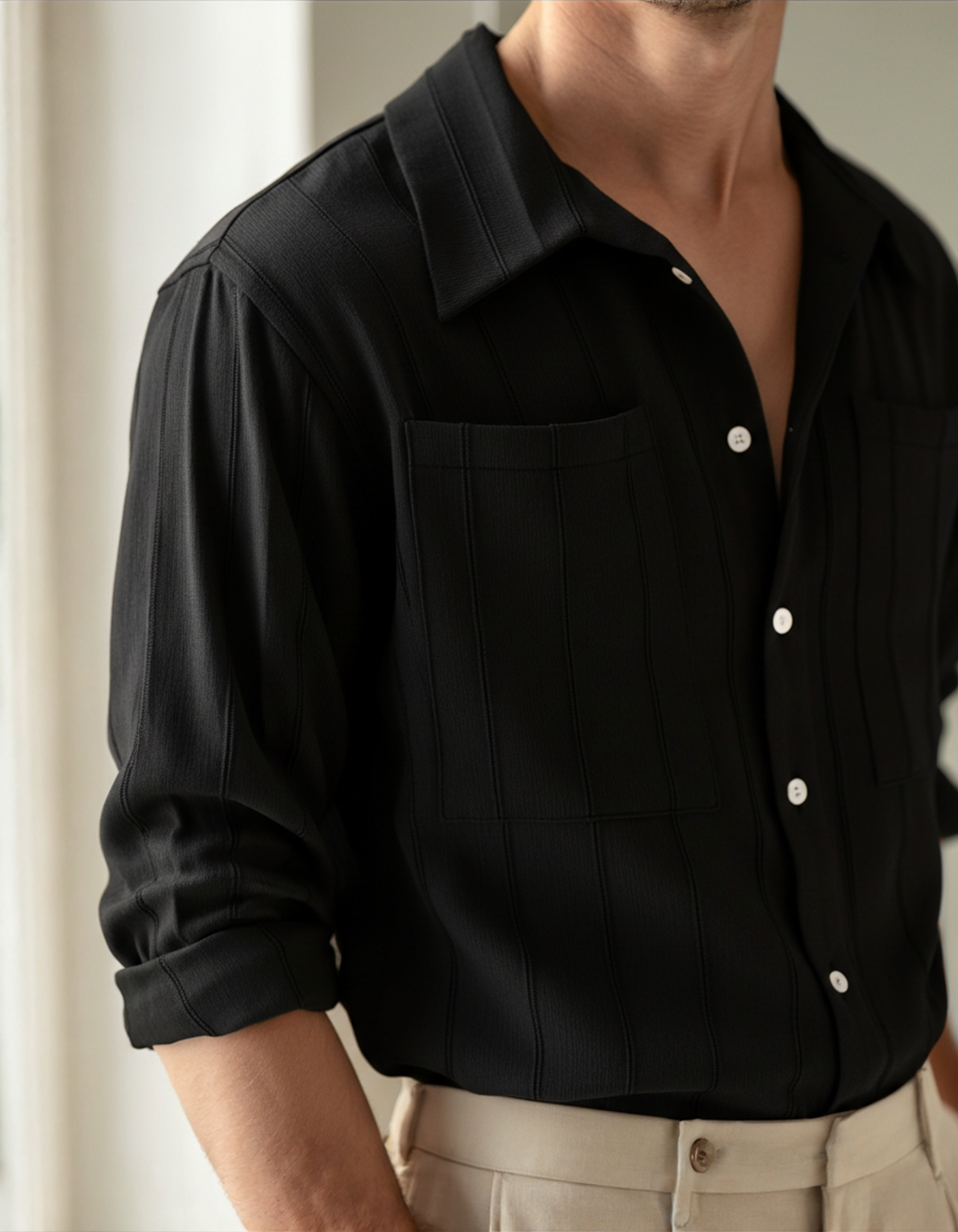 St. Tropez Textured Rib Shirt