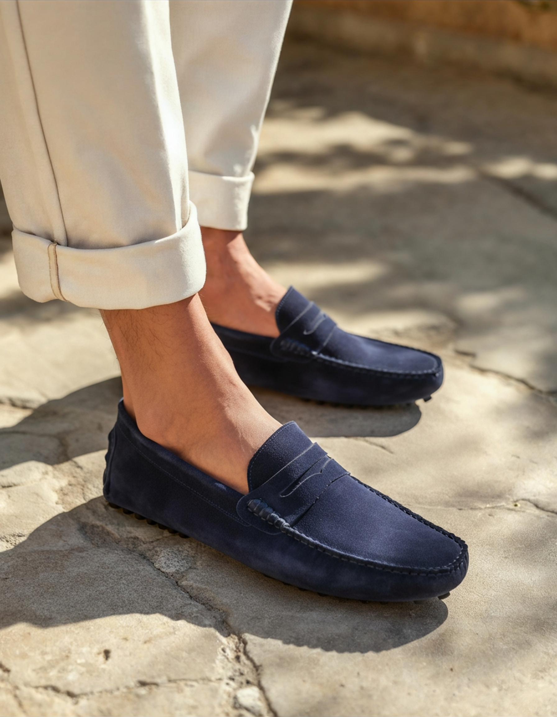 Suede Driving Moccasins