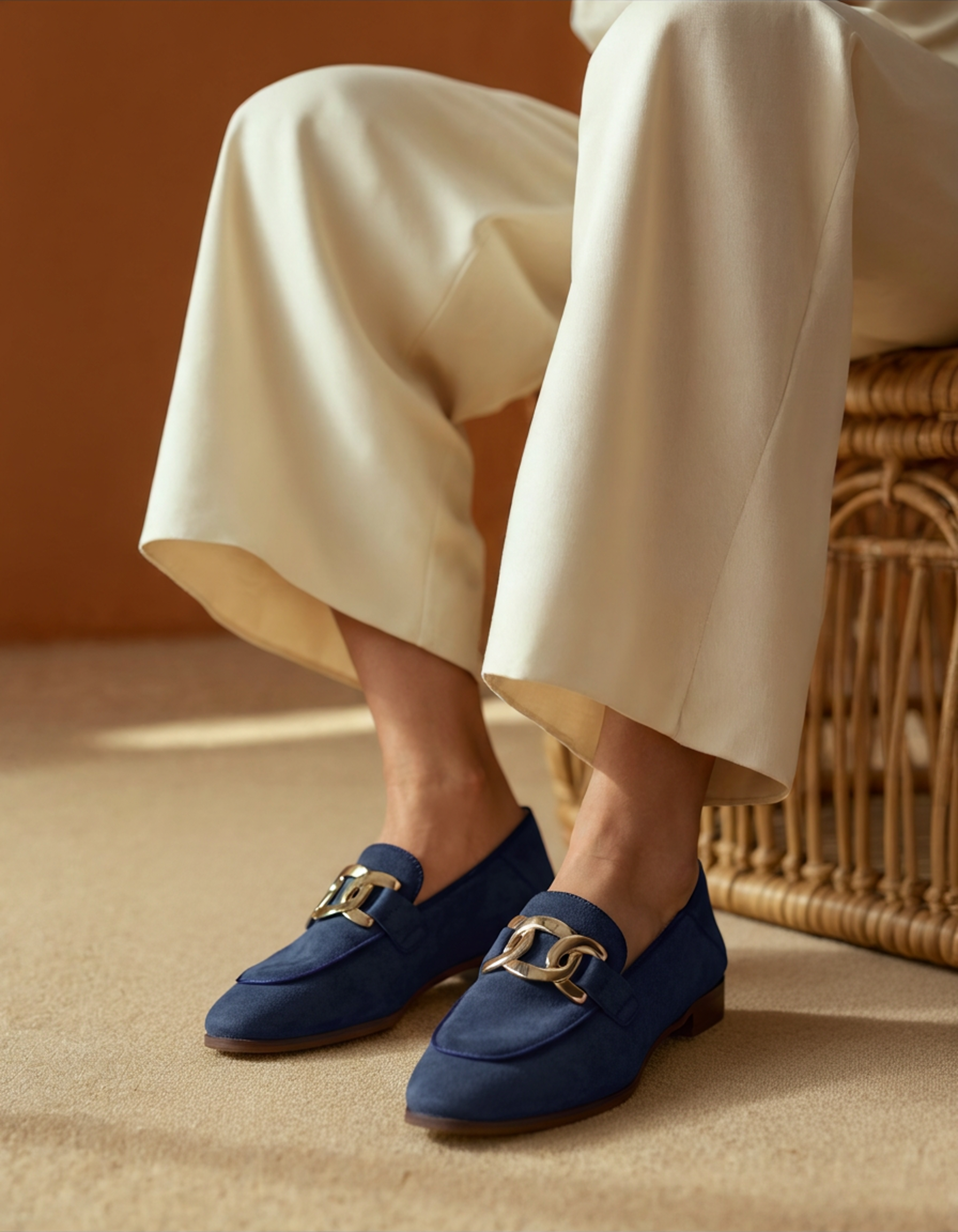 Suede Duchess Loafers
