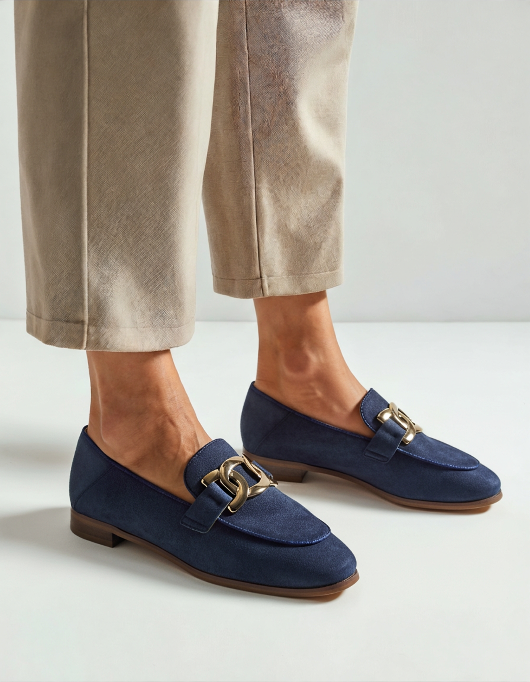 Suede Duchess Loafers