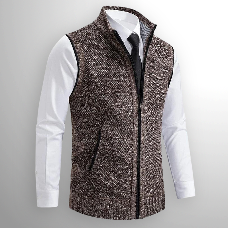 HARRISON FULL-ZIP SWEATER VEST