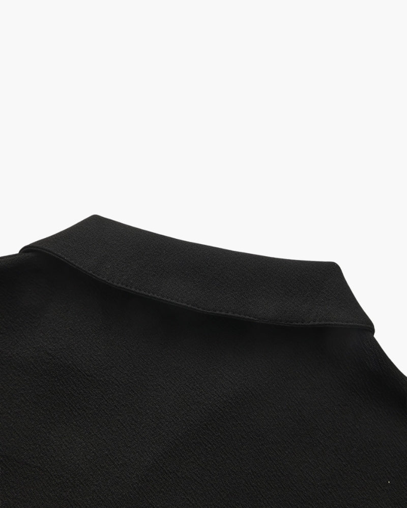 Cotton Polo and Pants Set