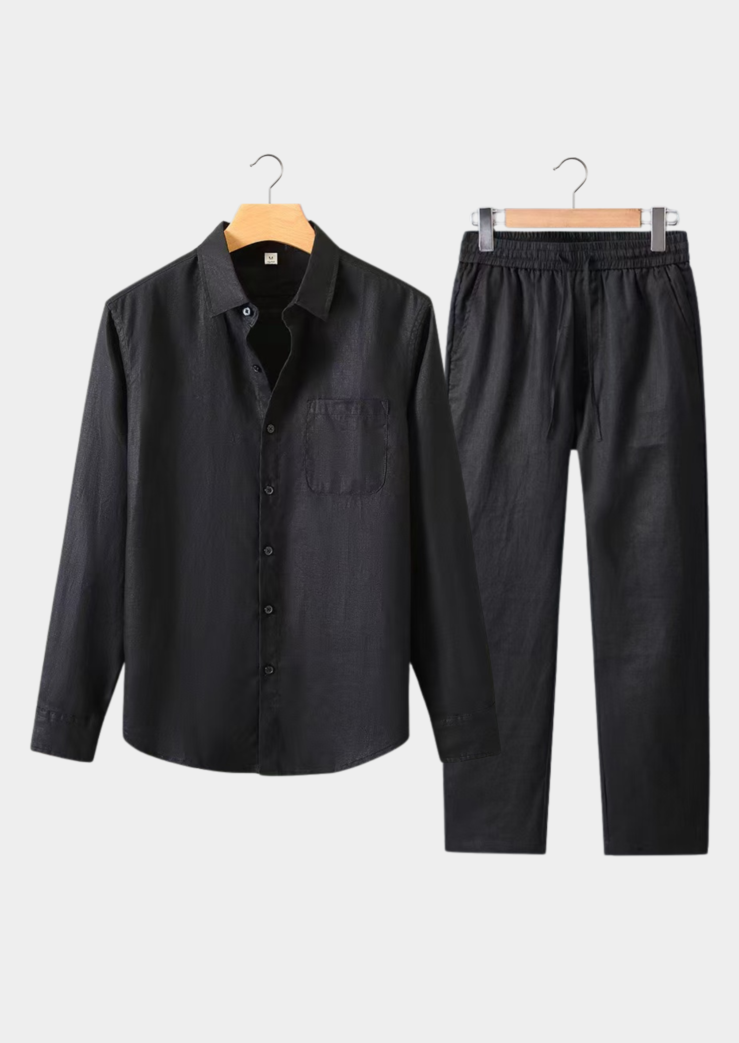 DOLCEVITA LONGSLEEVE SUMMER SET - ALL BLACK