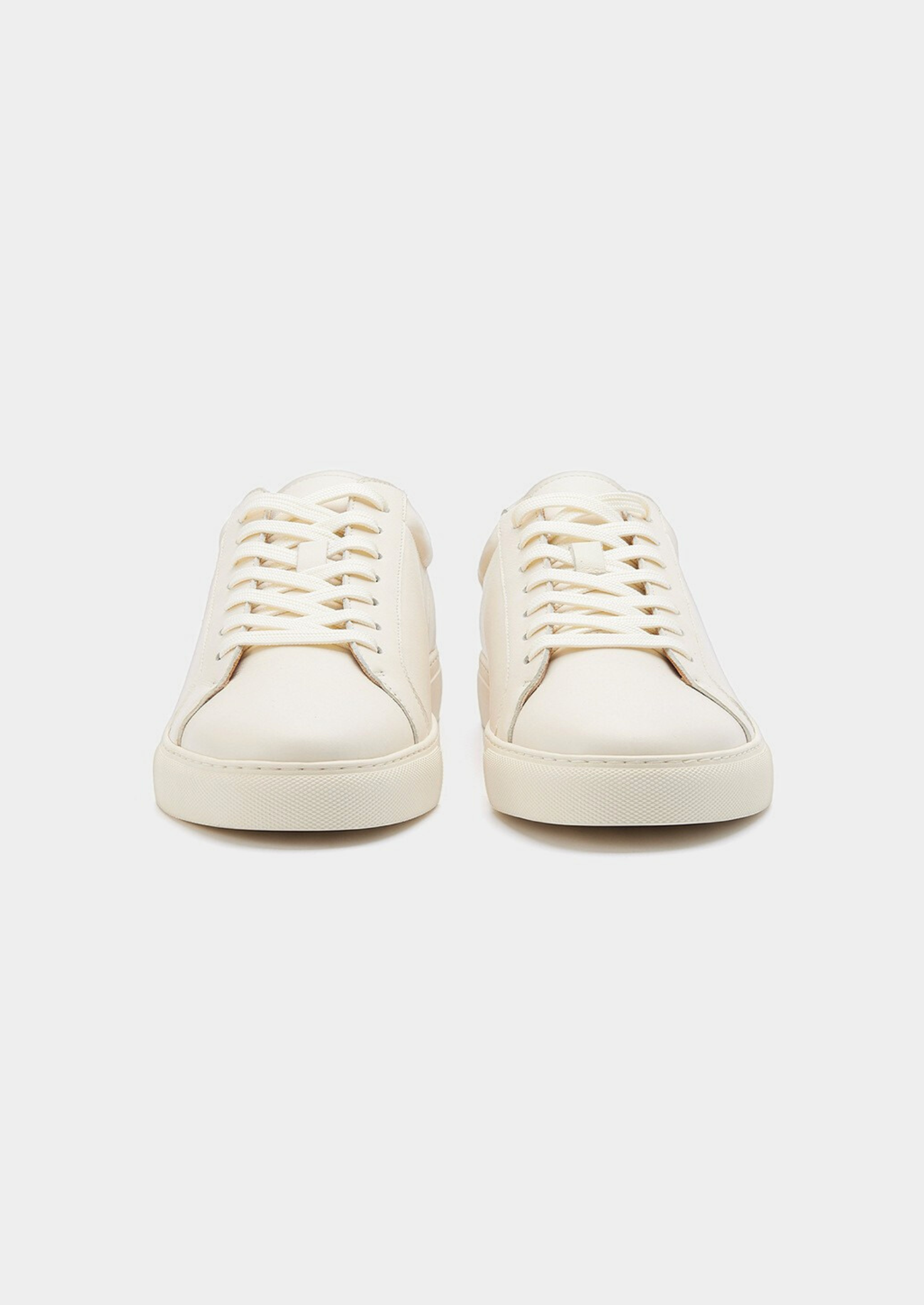 IVORY ESSENTIAL LEATHER SNEAKER