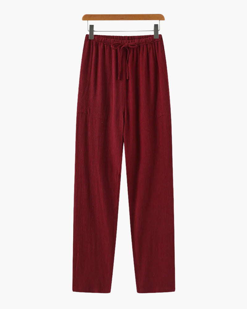 Marrakech Slim Fit Linen Pants