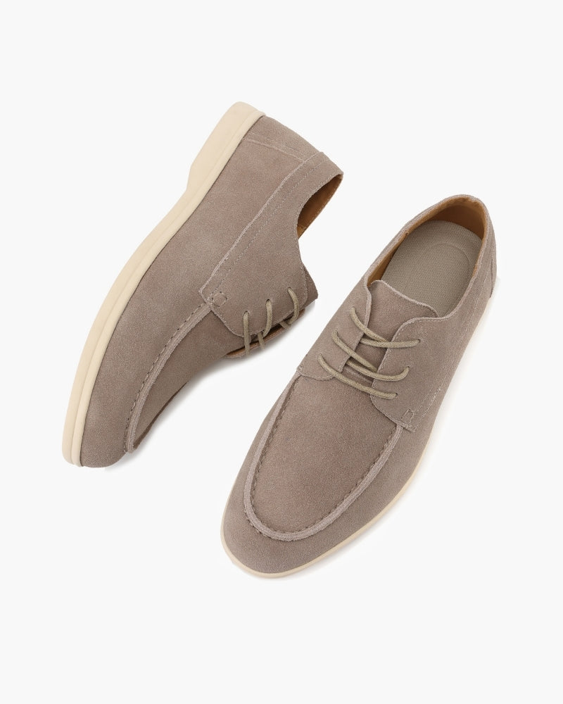 Luxury Suede Lace-Up Footwear