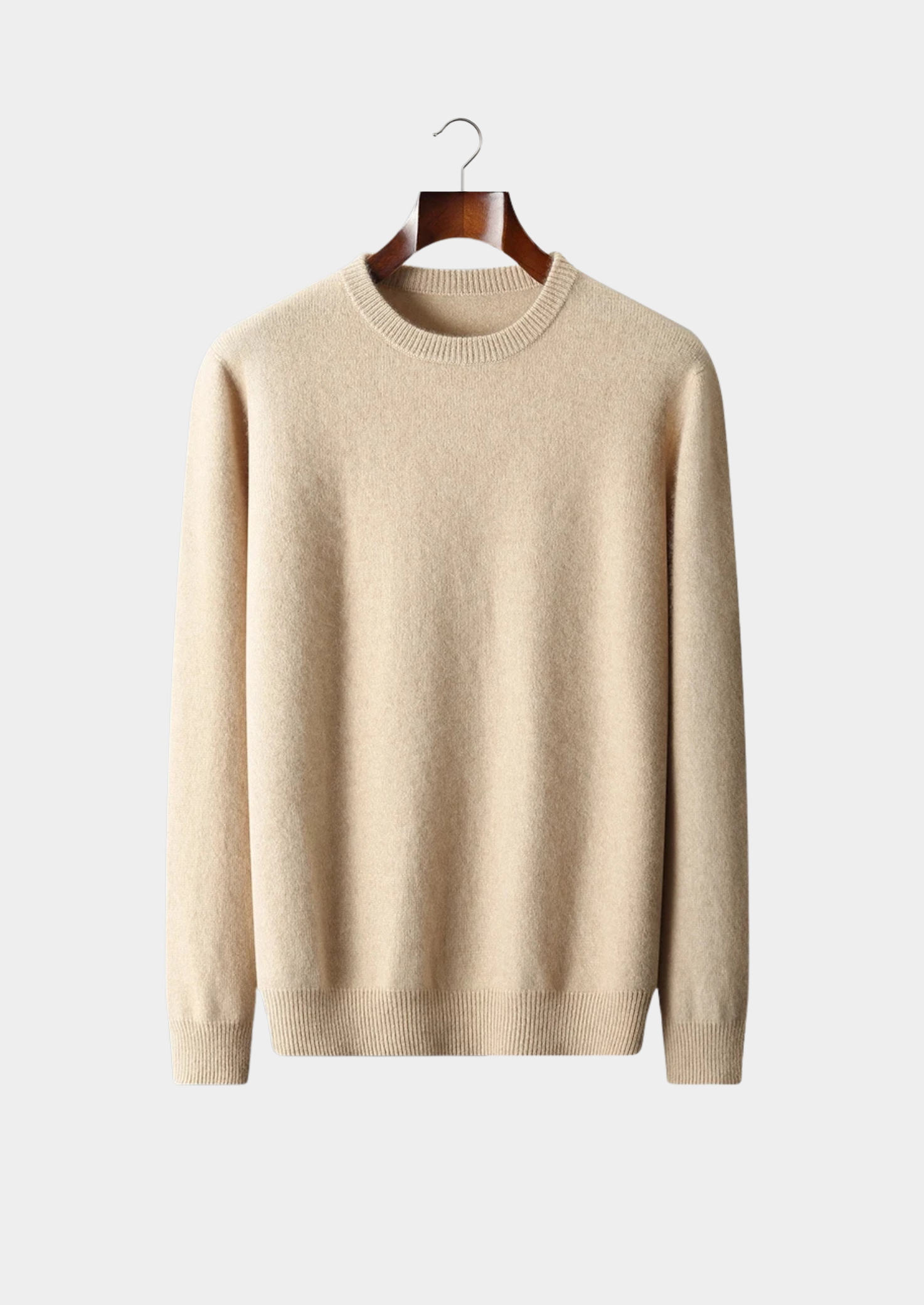 PURE EXTRA-FINE MERINO WOOL CLASSIC CREWNECK