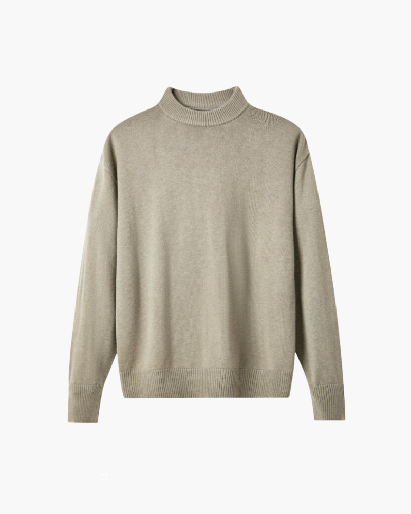 100% Pure Premium Wool Turtleneck Sweater
