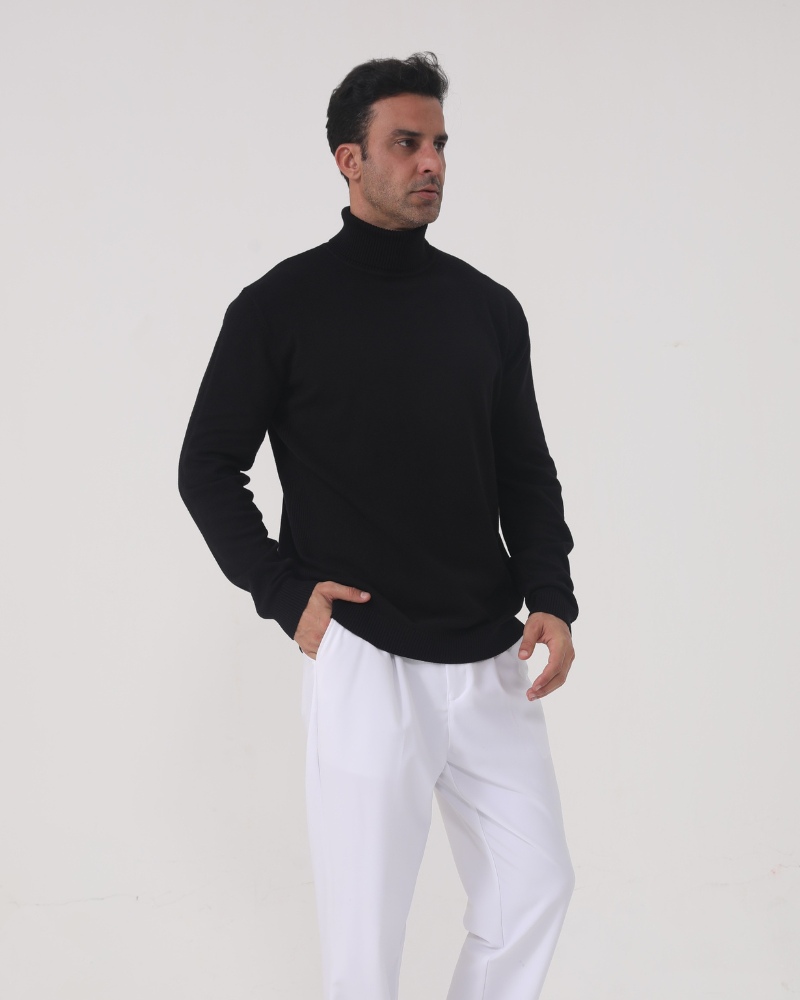 Gstaad Merino Wool Turtle Neck Sweater