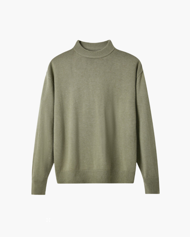 100% Pure Premium Wool Turtleneck Sweater