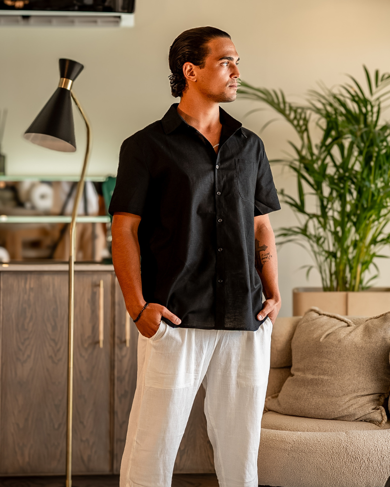 Cape Town Short Sleeve Linen Shirt