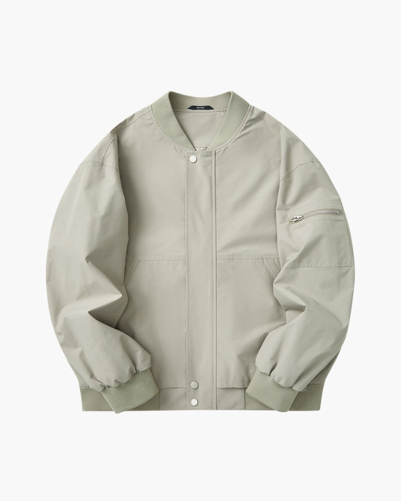 Streamlined Bomber Jacket