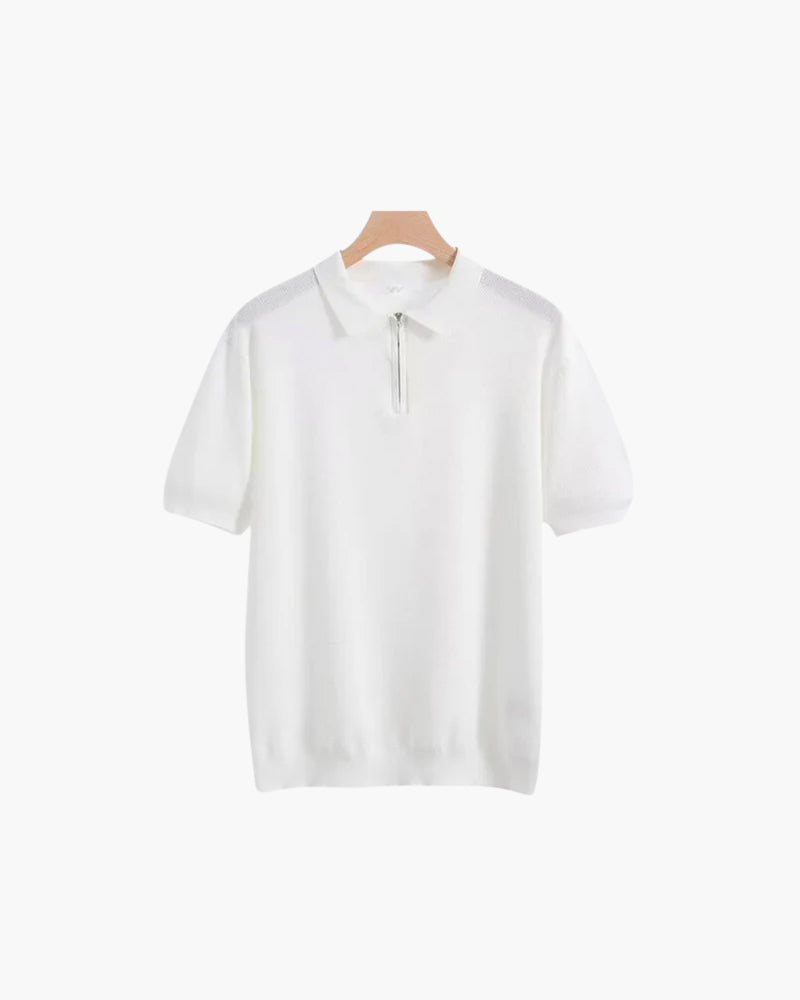 Marbella Zip-Up Polo Shirt