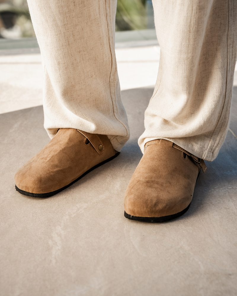 Vintage-Inspired Suede Clogs