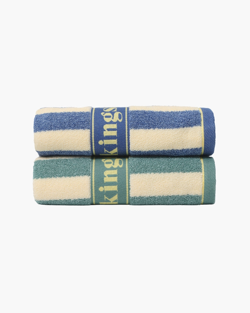 Striped Coastal Hand Towel