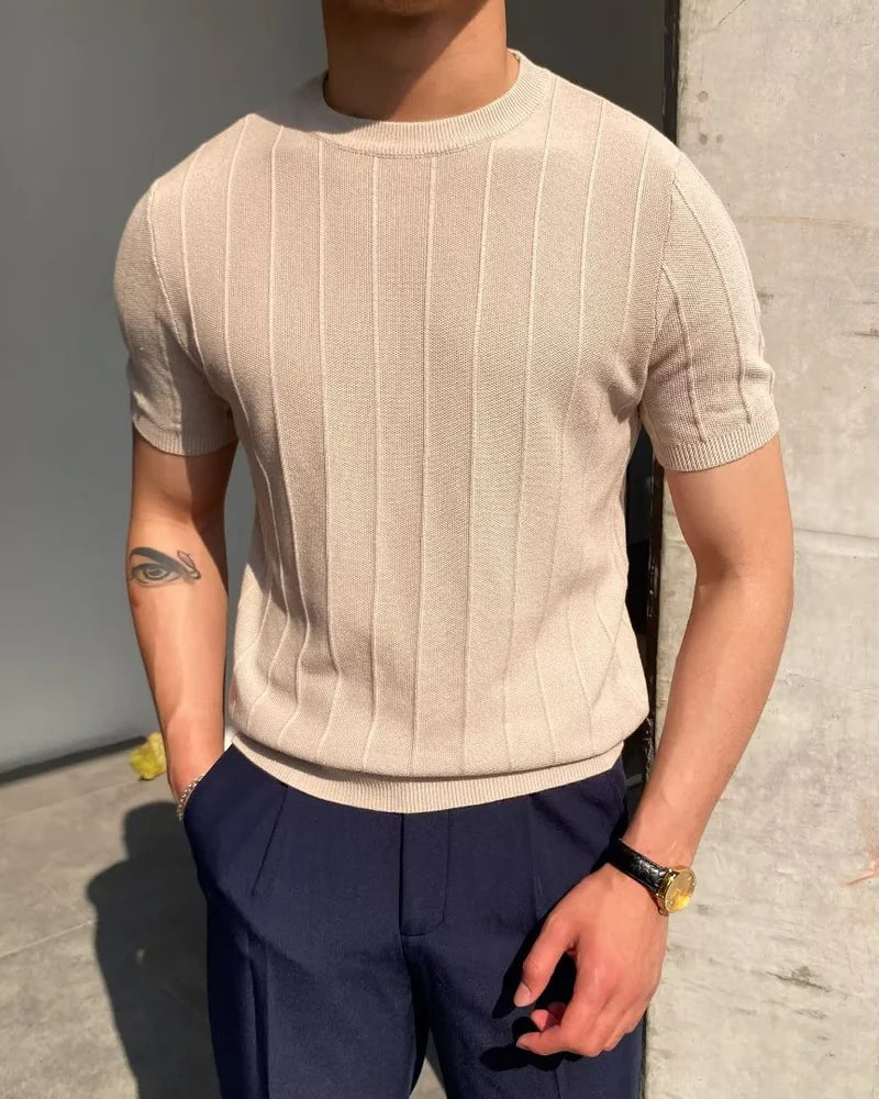 Cannes Textured Rib T-Shirt