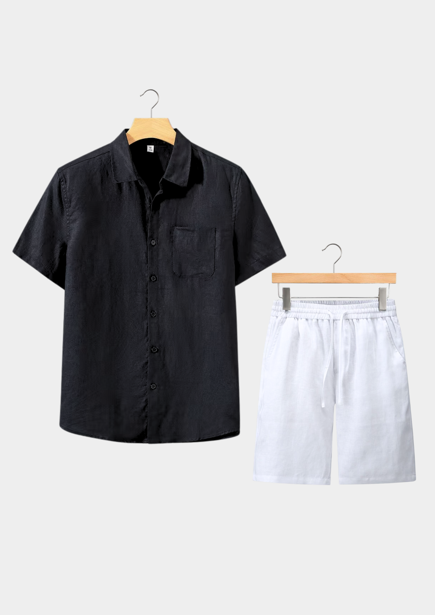 DOLCEVITA SHORTSLEEVE SUMMER SET - BLACK/WHITE