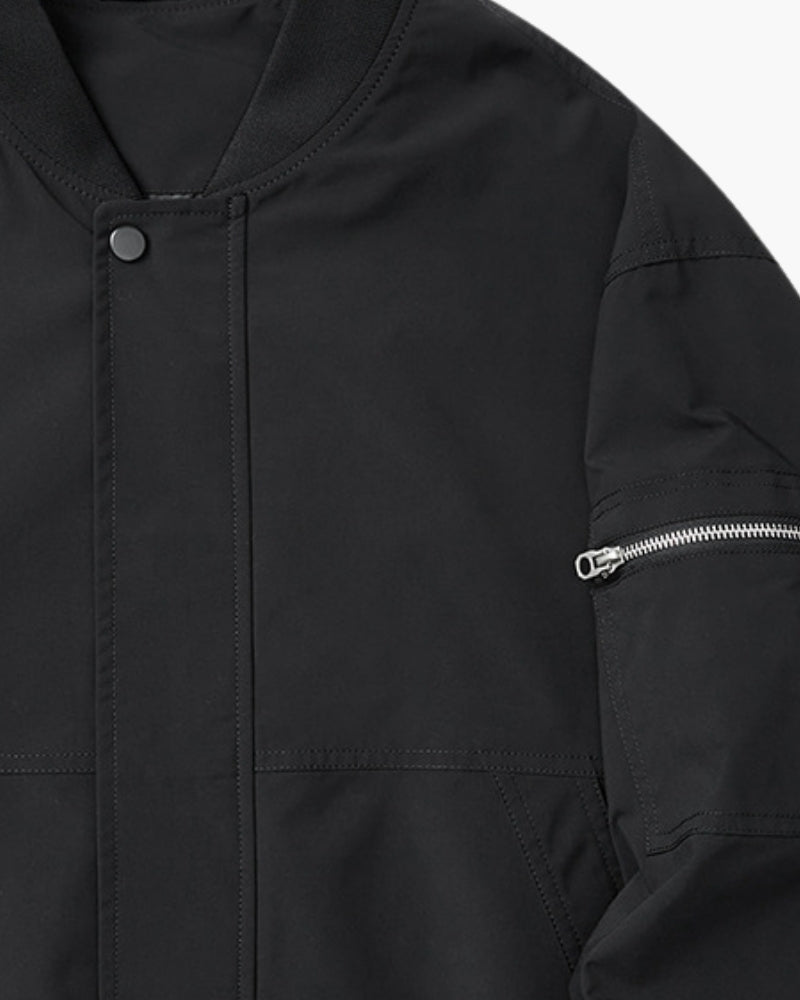 Streamlined Bomber Jacket